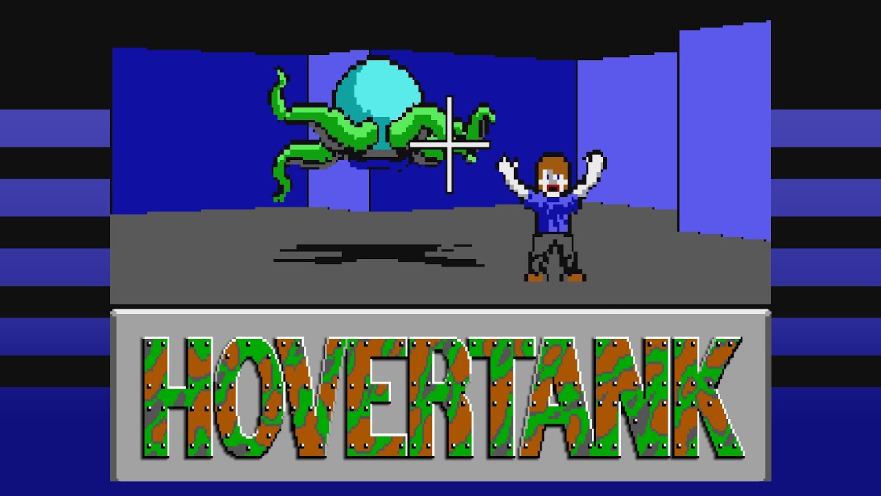 Hovertank 3D (PC) Gameplay (id Software's FIRST FPS!)