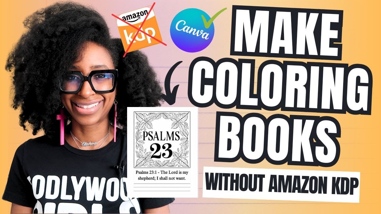 HOW TO MAKE COLORING BOOKS WITHOUT Using Amazon KDP... (Easy Canva Tutorial)