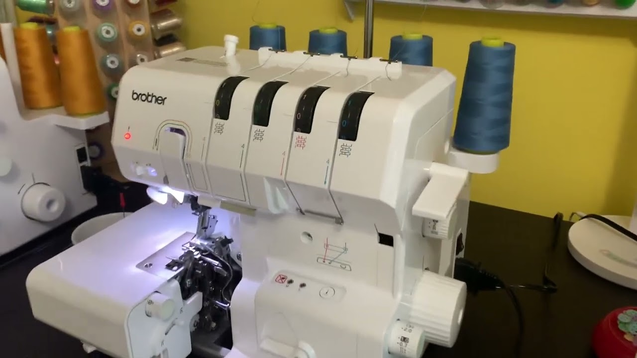 How to Thread the Brother Airflow 3000 Serger!