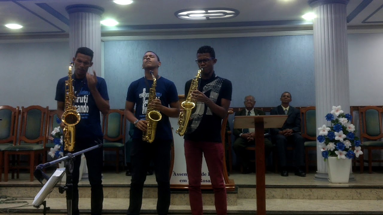 Ministério Sax Praise. Medley Descansarei, Escudo, Porque Ele Vive, Vim para adorar-te e Agnus day