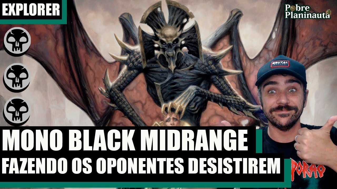 AS CARTAS MAIS ICONICAS DO PRETO  - Mono Black Demons Midrange - MTG EXPLORER PIONEER