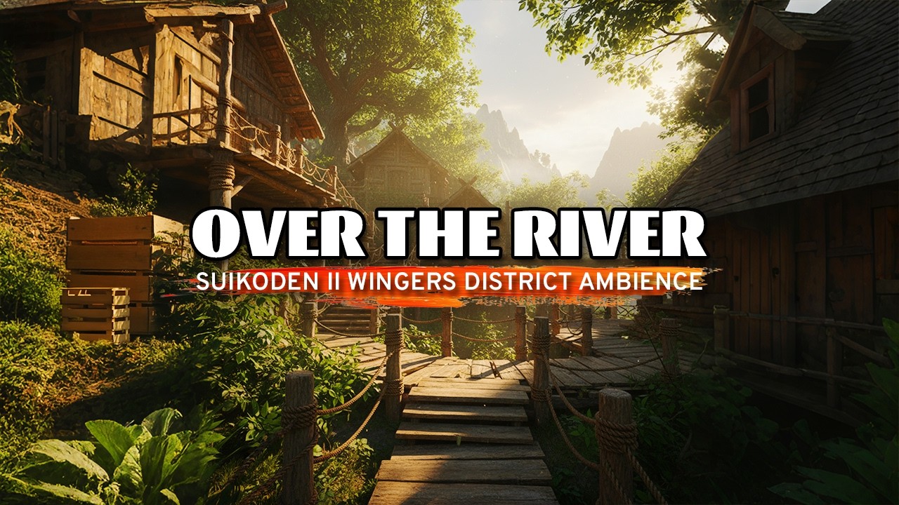 Two River City – Winger’s District Vibes 🌿 | 3 Hours of Soothing Suikoden II Music & Nature Sounds