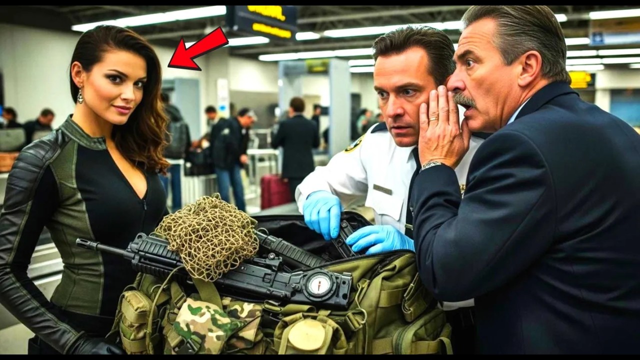 Airport Security Searched Her Bag, Then the Officer Whispered, 