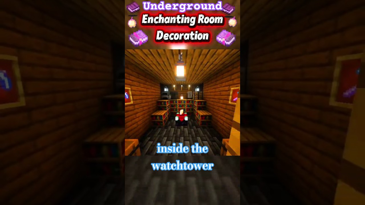 Enchanting Room Decoration inside the Watchtower (underground) 