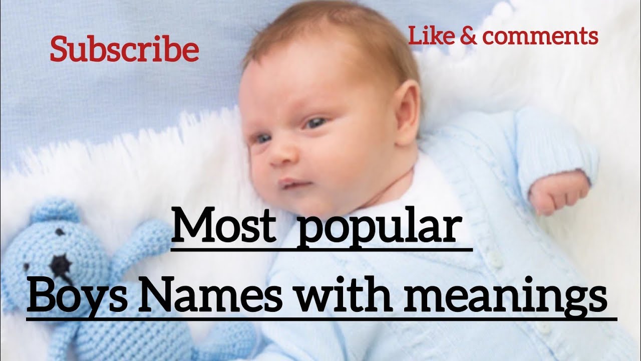 Most popular Boys Names with Meanings//Muslims names
