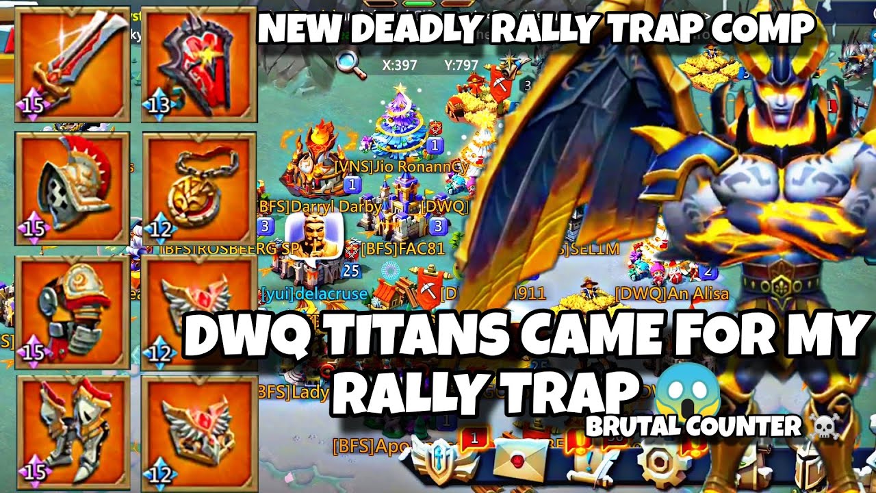MY NEW RALLY TRAP COMP IS DEADLY | #rallytraplordsmobile #rallytrap #lordsmobile