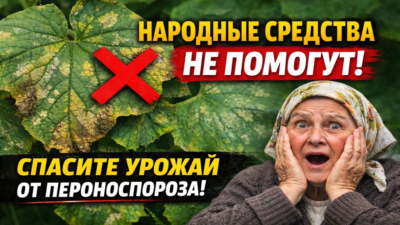 БАБУШКИНЫ СРЕДСТВА НЕ РАБОТАЮТ! 😱 Разоблачение мифов о пероноспорозе и как СПАСТИ урожай НАВСЕГДА.