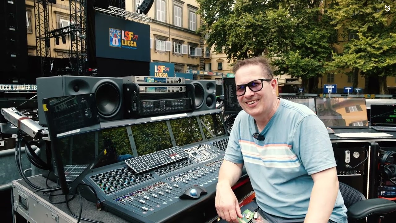Which PA system is it? Duran Duran live at Lucca Summer Festival