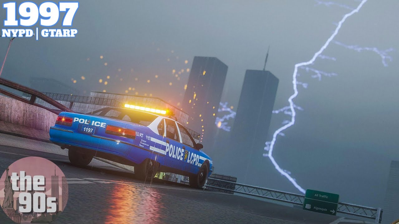 1997 NYPD on Patrol - Back-to-Back shootings! | GTARP | 90sRP