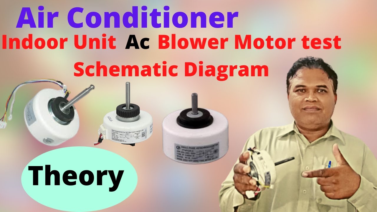 Air conditioner Indoor unit fan/blower Motor test |Ac Motor connection,wiring diagram,resistance #1