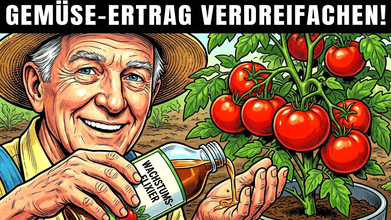 Gemüse VERDREIFACHT Seinen Ertrag, Wenn Sie Es EINMAL Damit Gießen (Warum Es Sofort Wirkt..)