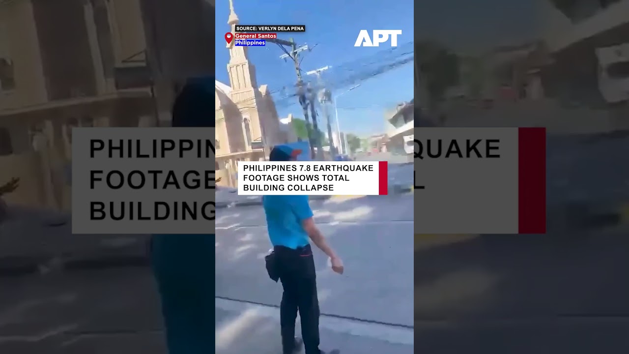 7.8-Magnitude Earthquake Brings Building Down in General Santos | APT