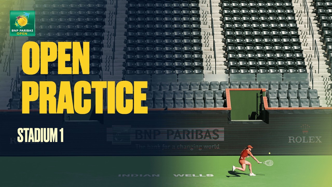 LIVE: Open Practice on Stadium 1 | BNP Paribas Open 2026 | 03.01.26