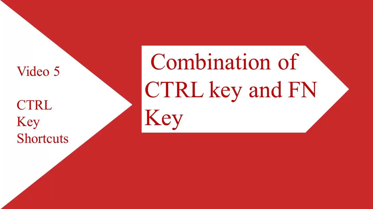 Excel Shortcuts Combination of CTRL key and function key
