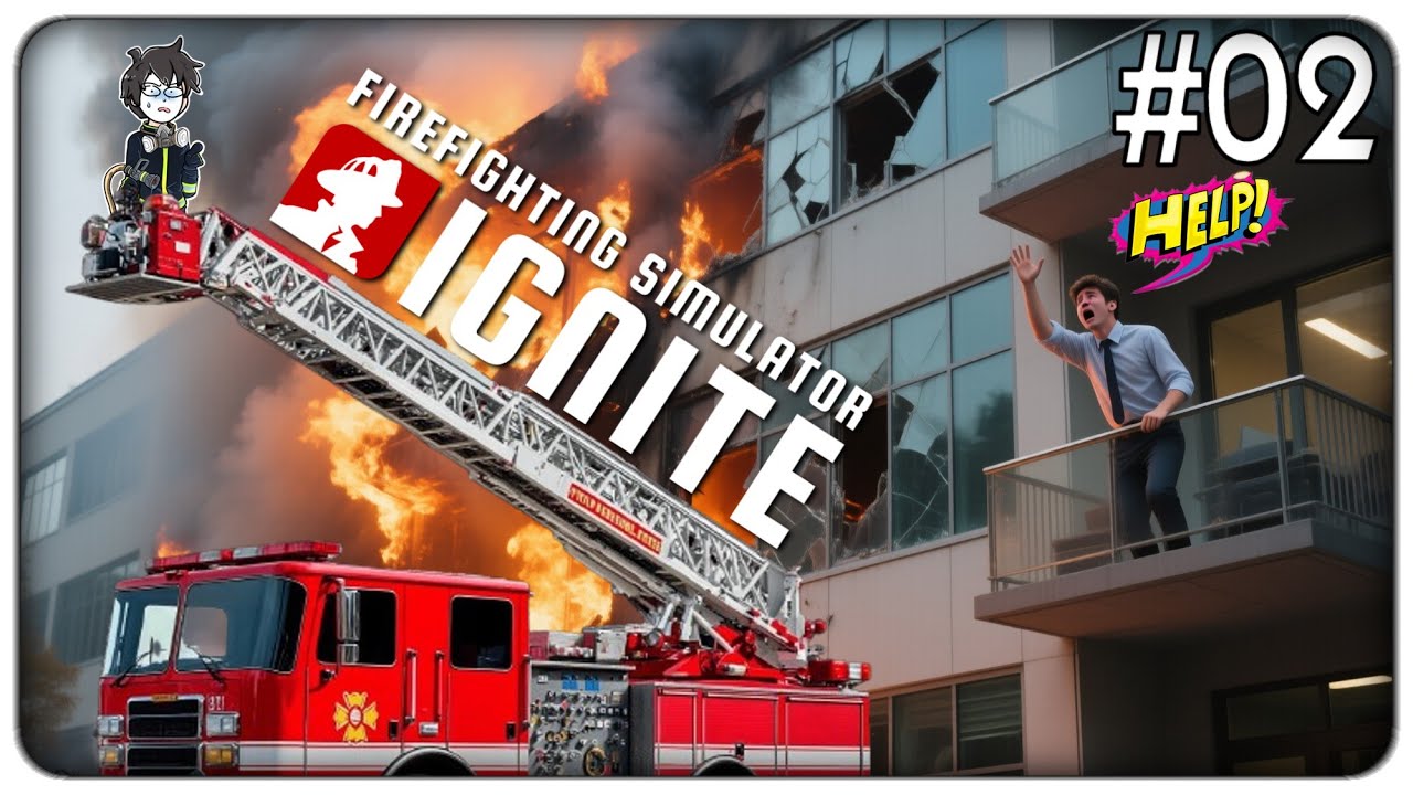 MI HANNO AFFIDATO L'AUTOSCALA DEI POMPIERI... PESSIMA IDEA | Firefighting Simulator Ignite ep.02