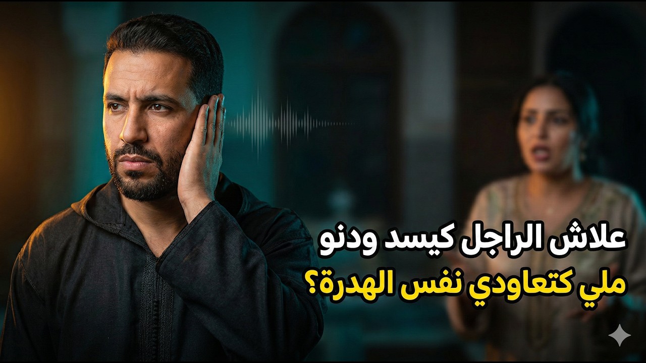 أجي تفهمي الراجل : علاش الراجل كيسد ودنو ملي كتعاودي نفس الهدرة؟