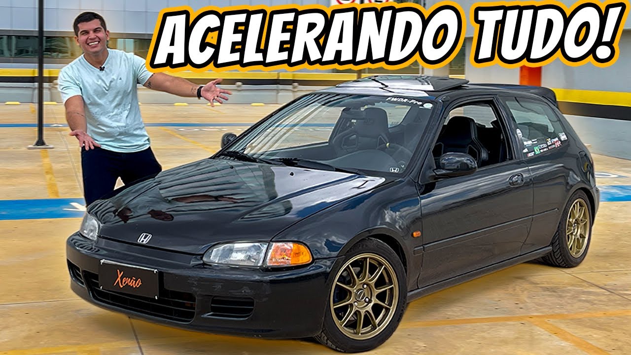 Honda Civic VTI 1992 - Esse carro causou ESPANTO quando foi lançado! (ft. @PotenciaTotal_oficial )