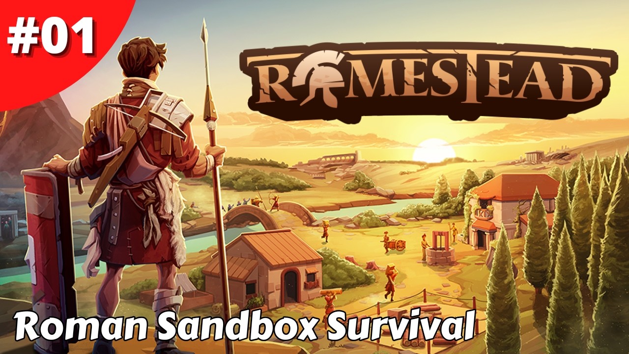 Roman Post Apocalyptic Open-world RPG Sandbox Survival - Romestead - #01 - Gameplay