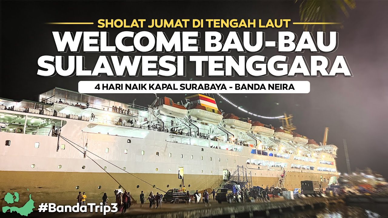 BANDA - Eps.3 | SHOLAT JUMAT DITENGAH LAUT ‼️ 4 hari 3 Malam Naik Kapal Dari Surabaya Ke Banda Neira