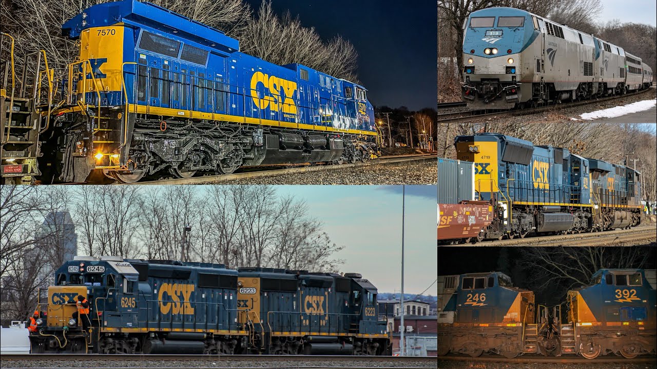 Two Freezing Outings Along CSX B&A Line 1/1/24 & 1/15/24