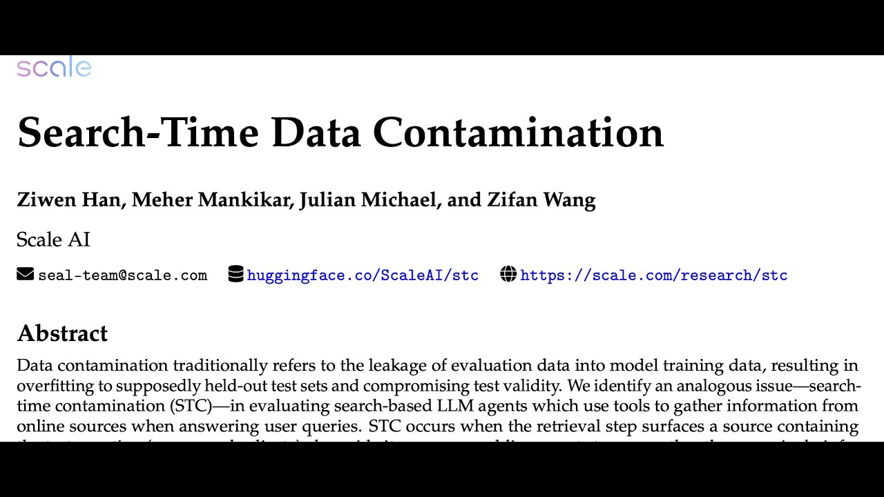 Search-Time Data Contamination