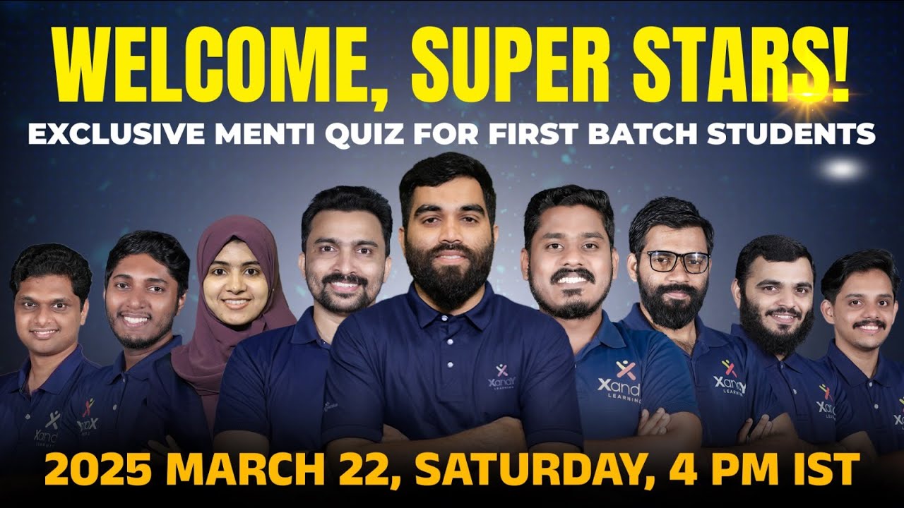 Welcome to XandY Learning! | Special Menti Quiz for XandY Foundation Students 