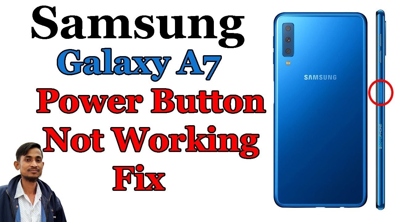 Samsung Galaxy A7 Power button not working fix