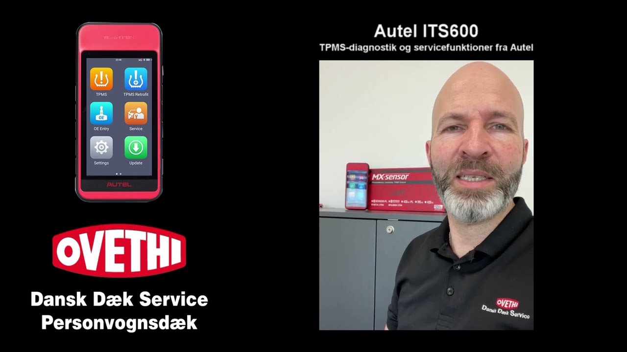 Autel ITS600: TPMS-programmering af 1-20 ventiler på ca. et minut