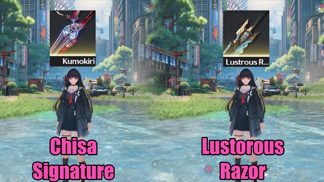 Chisa Signature (P2W 5⭐) Vs Lustrous Razor (F2P 5⭐) || WUWA