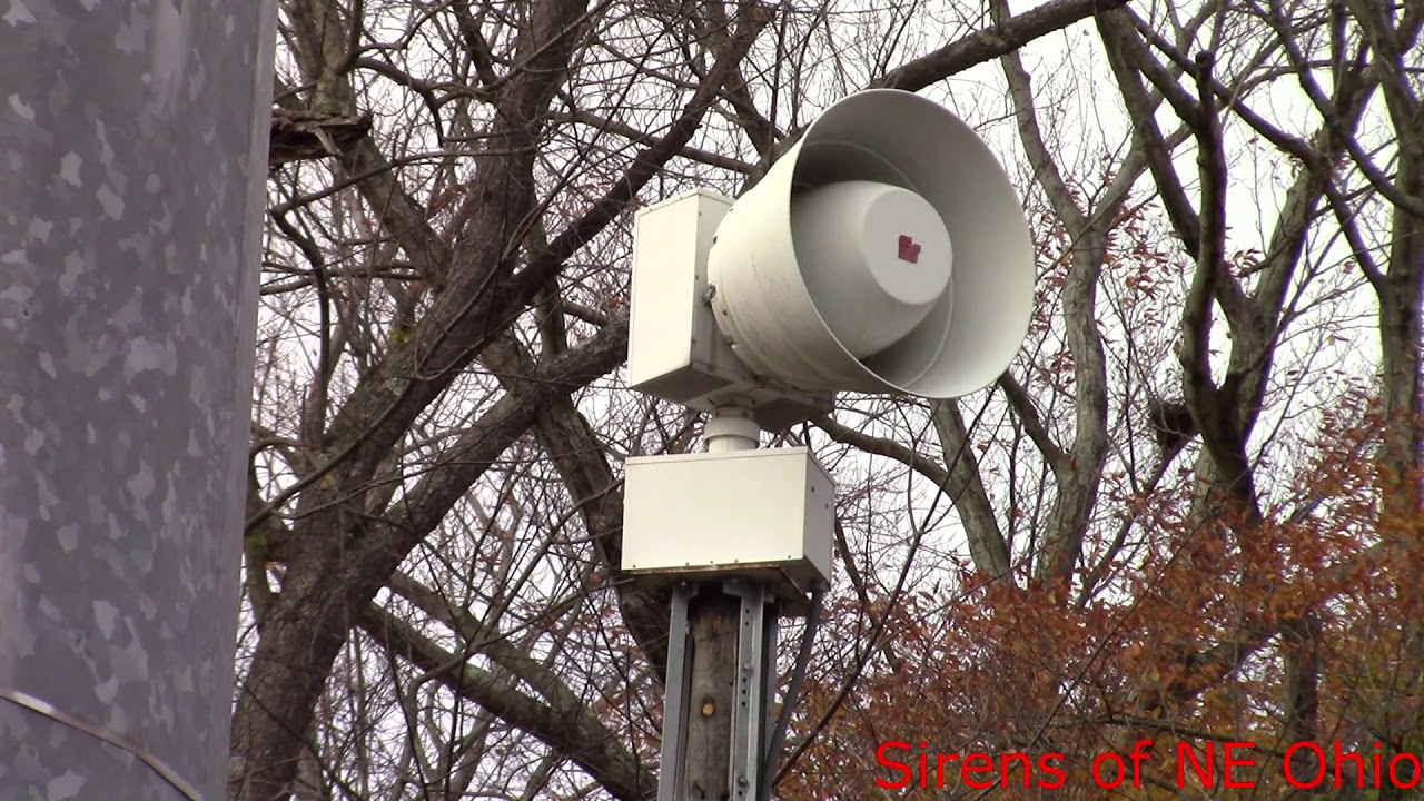 Valley View, OH - Federal Signal 2001-SRN - (2x) 1 Minute Alerts - 11/2/19