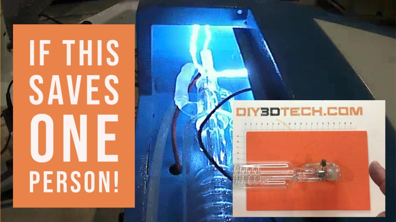 eBay K40 CO2 Laser  -  Post Mortem of High Voltage Lase Tube Failure!
