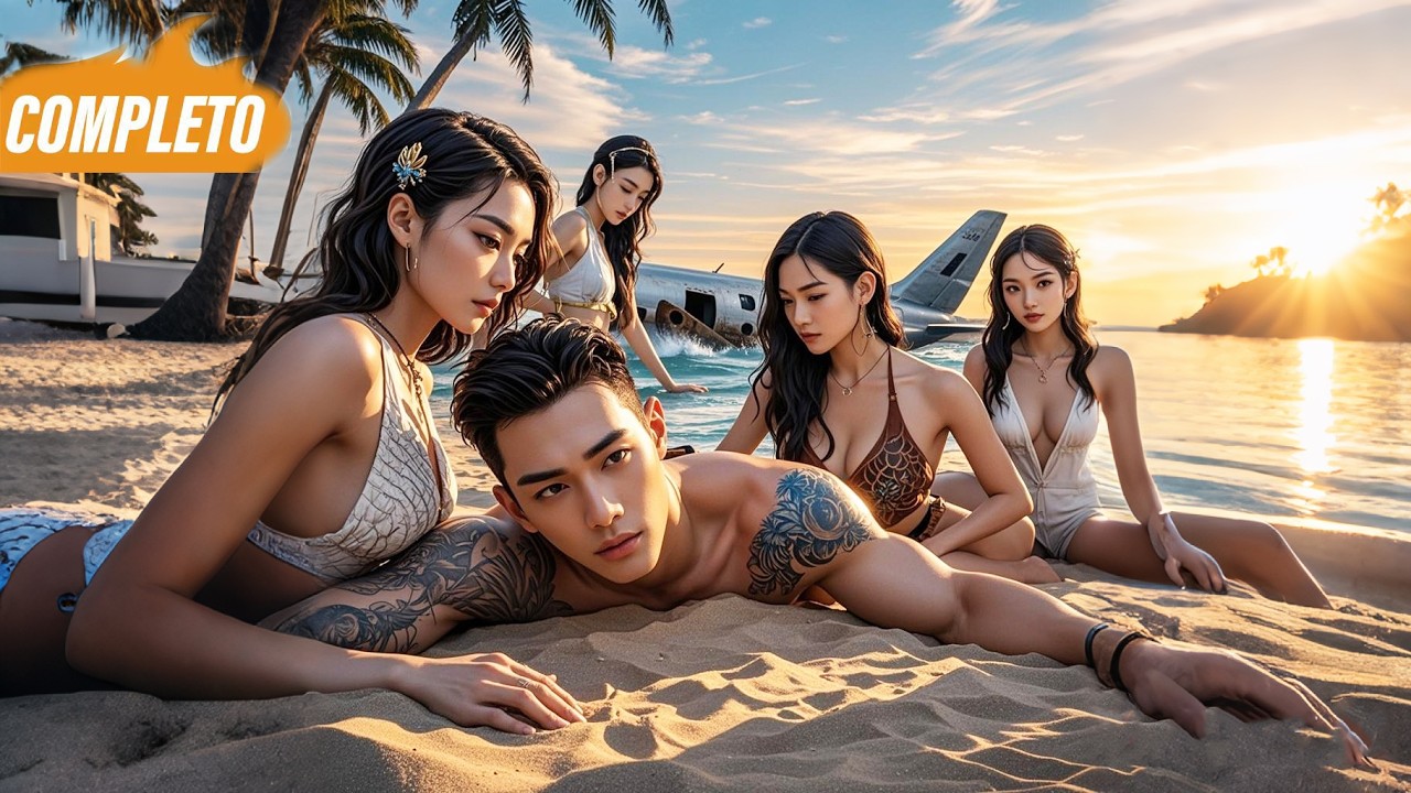 Joven cae en isla desierta: ¡7 salvajes hermosas! De pronto, ¡despiertan sus superpoderes!