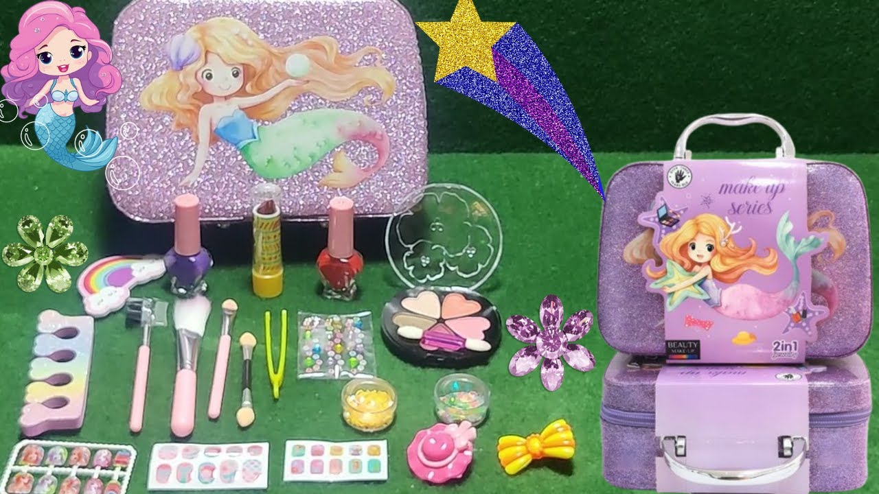 8 Minutes Satisfying With Unboxing Disney Little Mermaid Makeup Toys Collection ASMR| Review Toys