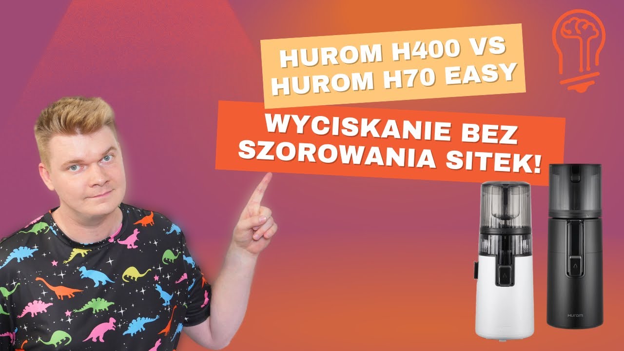 Hurom H400 vs Hurom H70 Easy 🍏 Por&oacute;wnanie dw&oacute;ch topowych wyciskarek wolnoobrotowych bez sitek! 🥤