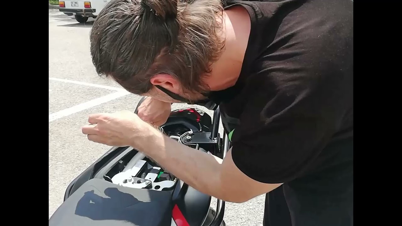 Pulsar ns 200 çanta ve çanta demiri montaj.