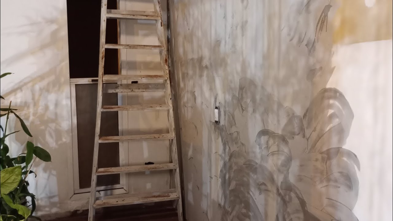 👉 LIMEWASH en la pared del pasillo 😃 Con técnica de ESPONJA