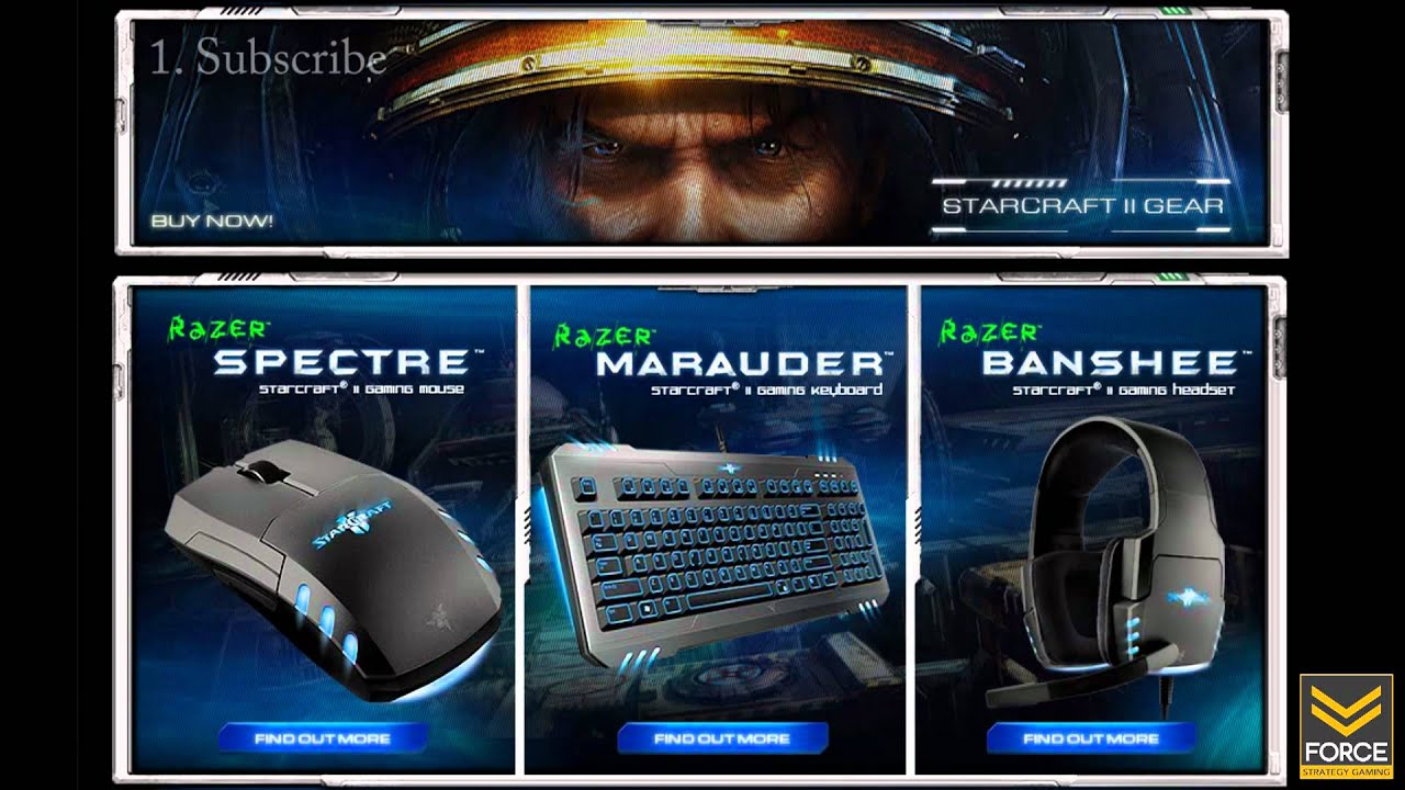 StarCraft 2 - Giveaway: SC2 Peripherals (Razer Mouse, Keyboard, Headset) - Announcement