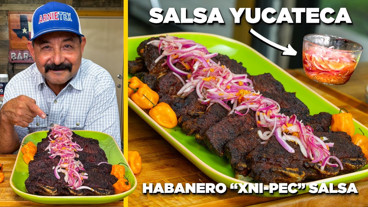 The YUCATECA HABANERO Recipe for SALSA XNIPEC (Mexican Salsa for Tacos, Carnitas & Carne Asada)