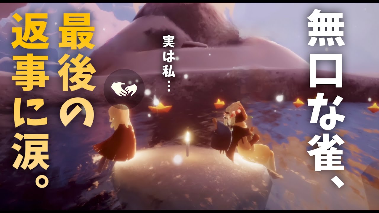 Sky実録 | 無口な雀の最後のひとこと | Sky 星を紡ぐ子どもたち | Sky COTL【BATTM】