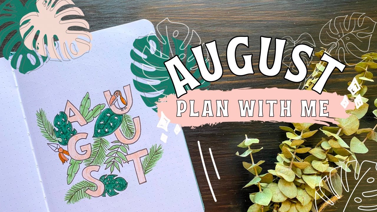 August Plan With Me | Jungle Cruise theme & enneagramathon readathon