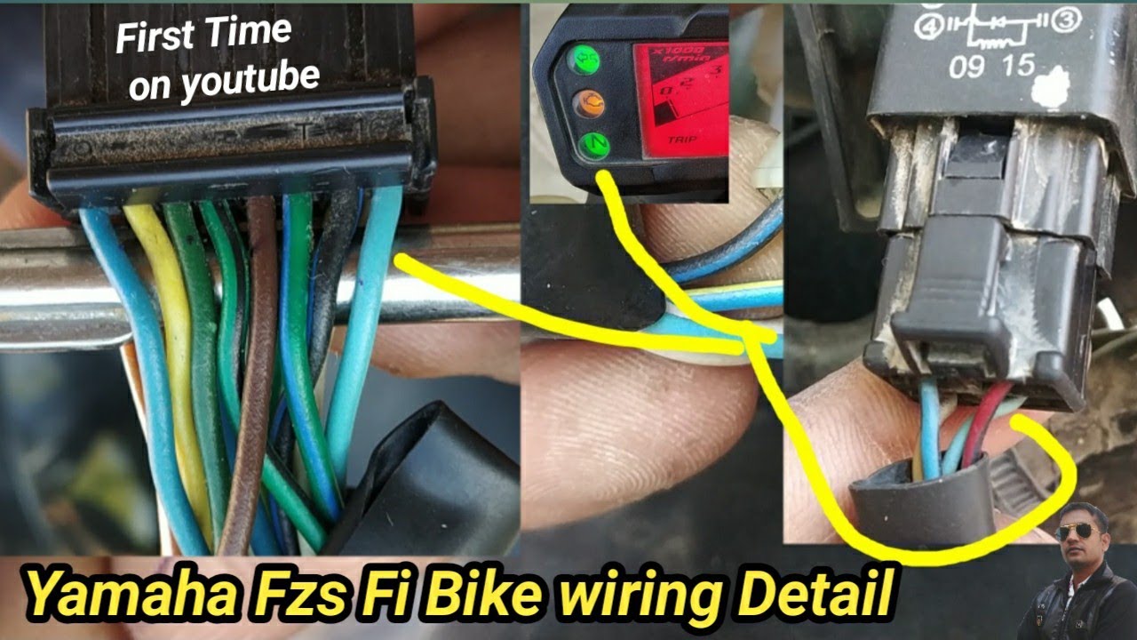Yamaha Fzs Fi wiring Detail In Hindi/यामाहा Fzs Fi वायरिंग की जानकारी