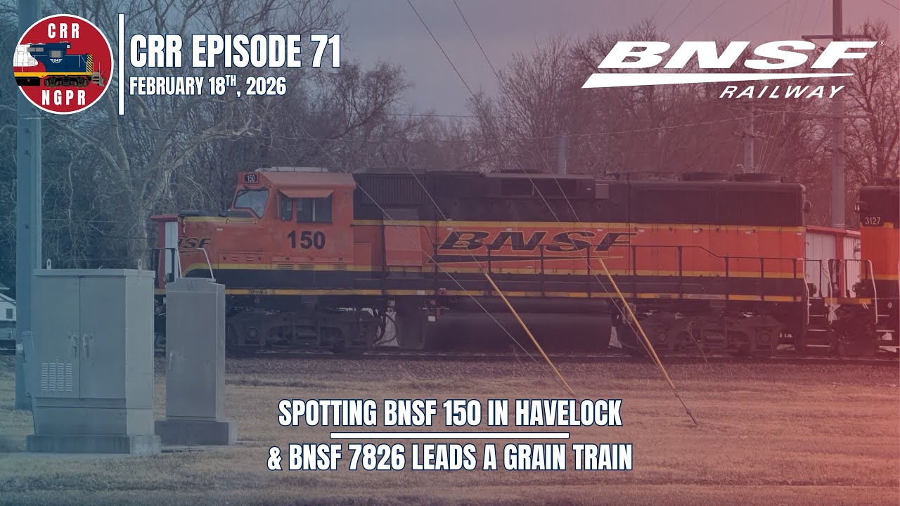 CRR-EP.71 - BNSF 7826 Leads a Grain Train with RUSTY C44-9Ws through Waverly!