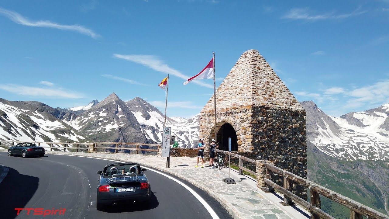 Grossglockner Auffahrt im Konvoi 18 x Audi TT in 4K (14 min)