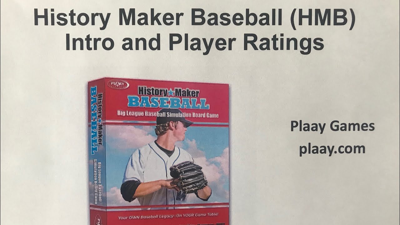 History Maker Baseball Game: Qualities / Ratings