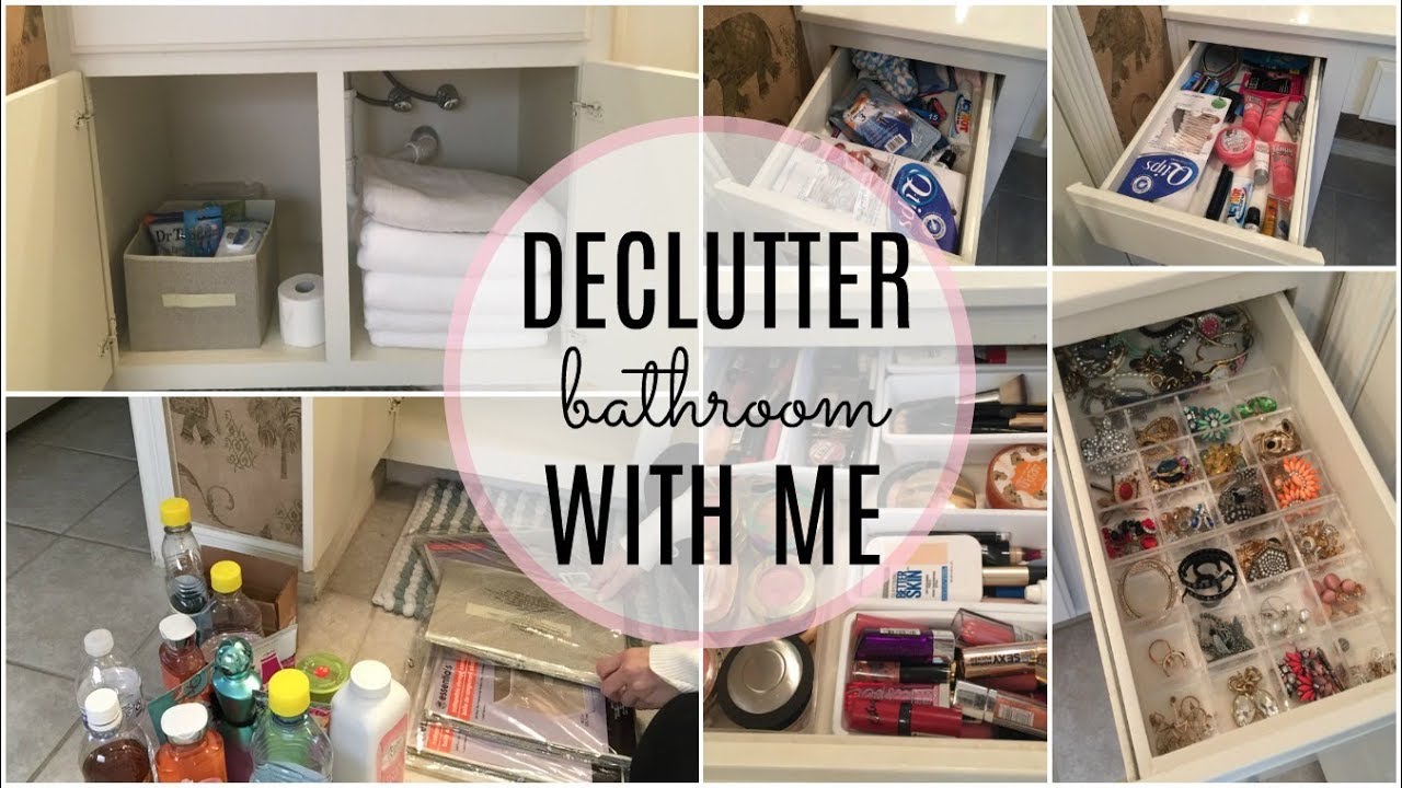 DECLUTTER WITH ME | MASTER BATHROOM