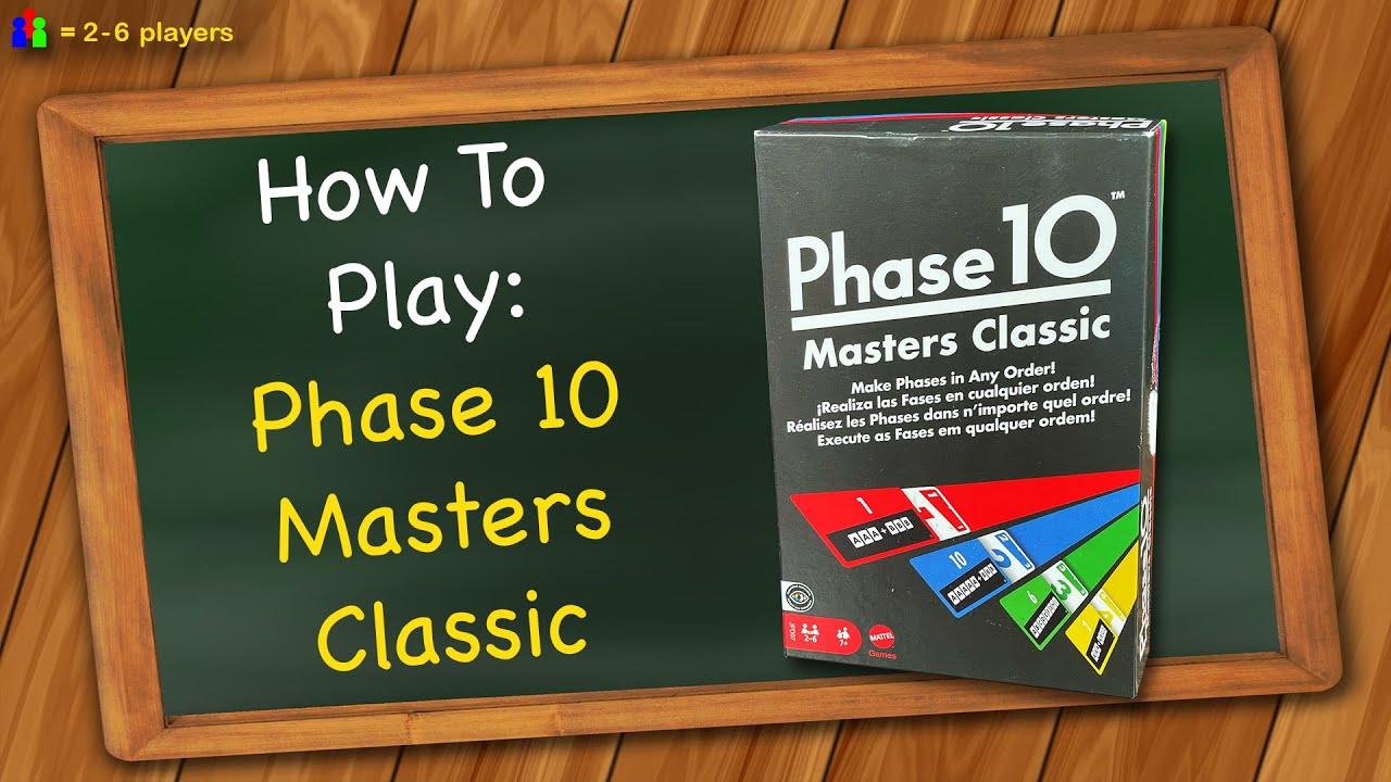 How to play Phase 10 Masters Classic