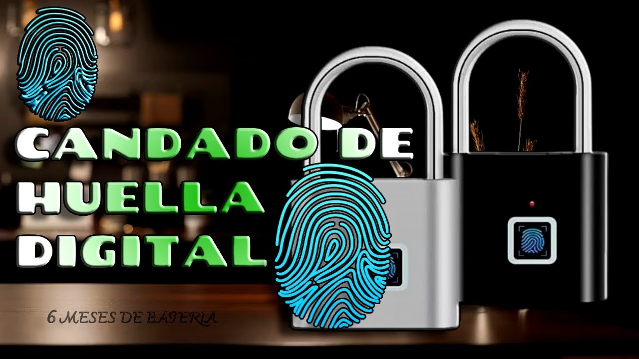 Como configurar Candado Inteligente Huella Digital