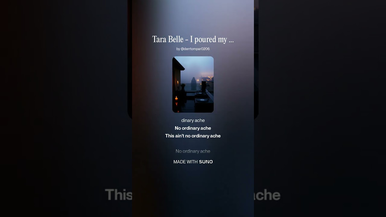 Tara Belle - I poured my nights into your hands - 2008