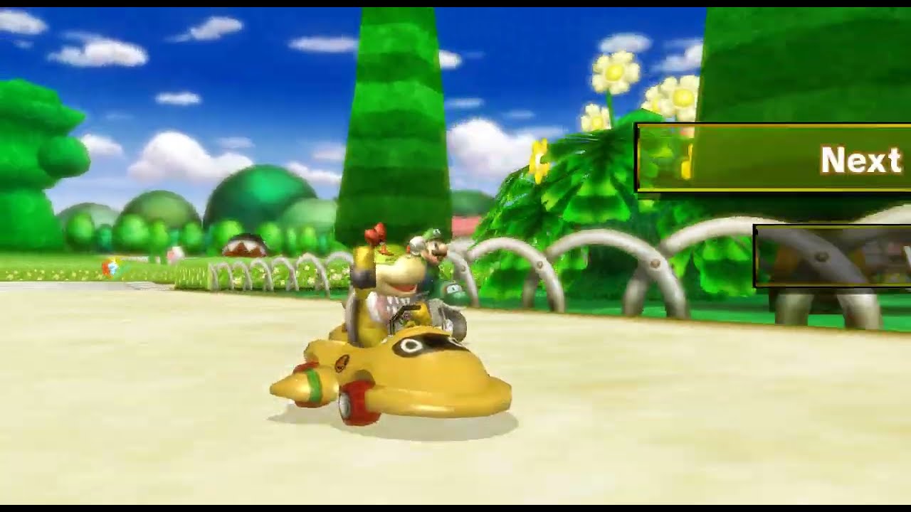Mario Kart Wii - 150cc Lightning Cup Grand Prix (Bowser Jr. Gameplay, Super Blooper) + Credits