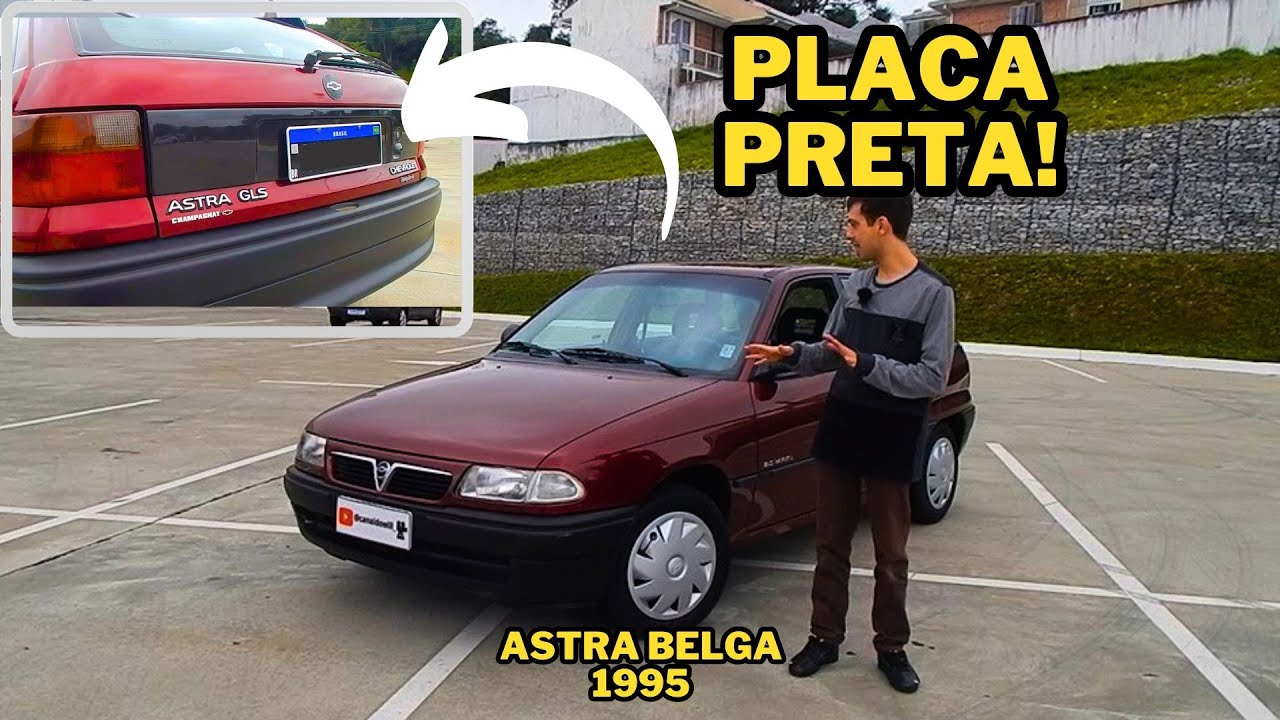 Chevrolet Astra Belga GLS 1995 🚗🎬 Placa Preta! (Curiosidades, Teste Drive)